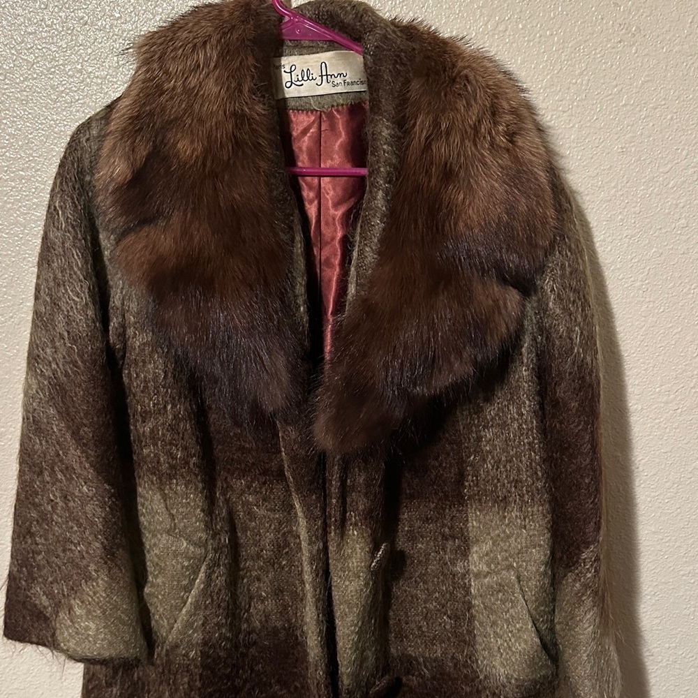 Luxurious Brown Teddy Jacket with Fur Collar